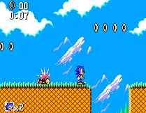 Sonic on Master System